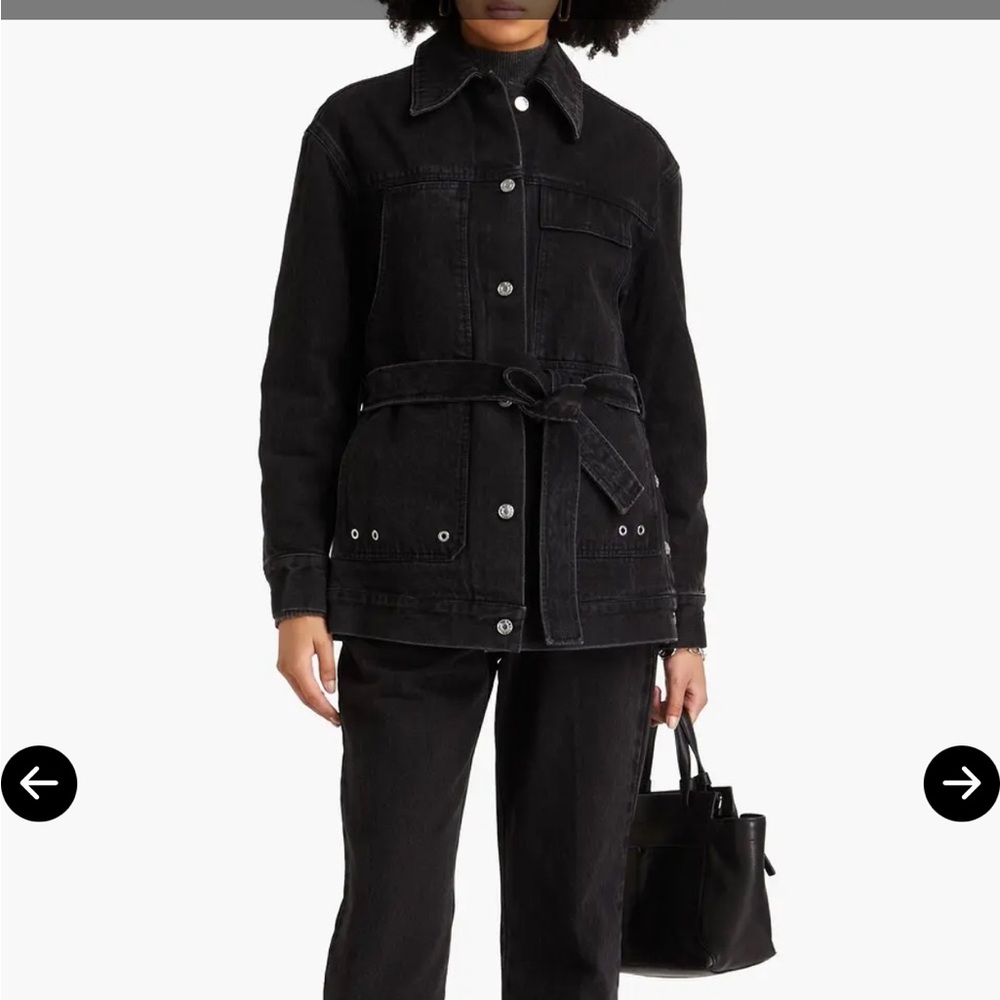 3.1 Phillip Lim Black Denim Jacket